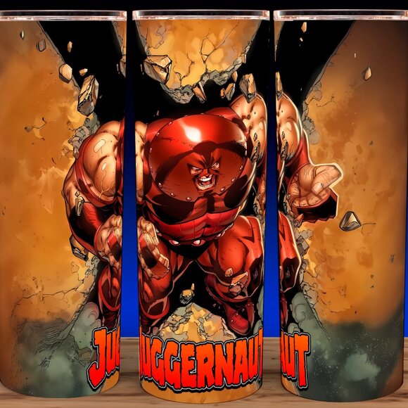 Glow in the Dark Juggernaut X-men Super Villain Comic Book Cup Mug Tumbler 20oz - Picture 2 of 4